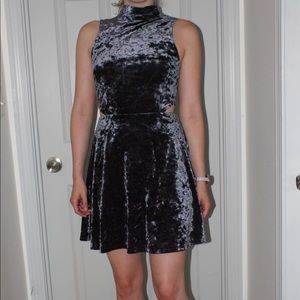 Velvet Topshop dress with side cutouts